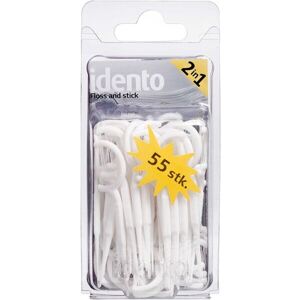 Idento Floss and Stick (hvid)   30 stk.