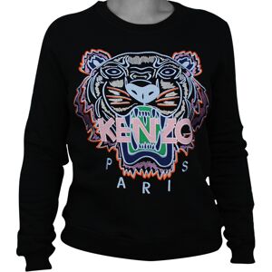 Kenzo Tiger Womans Sweatshirt Black/Light Pink S (Stop Beauty Waste)