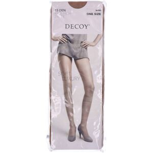 Decoy Silk Look (15 Den) Sand 2-Pack Knee High One Size