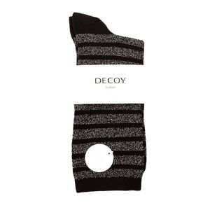Decoy Sock Black with Silver Shimmer 37-41