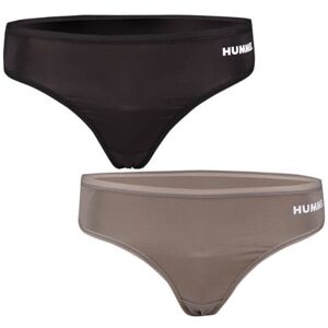 Hummel Smooth Thong 2-pack Black/Brown XS