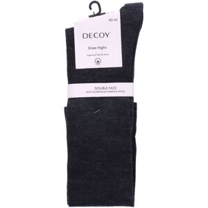 Decoy Knee Highs SuperWash Merino Wool Double Face Grey 40-42