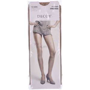 Decoy Silk Look (15 Den) Light Sand 2-Pack Knee High One Size