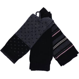 Decoy Socks 3 Pack Grey/Black With Stripes/Dots 37-41   3 stk.