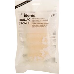 Idento Konjac Body Svamp - Hvid