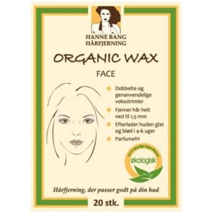 Hanne Bang Organic Wax Face   20 stk.