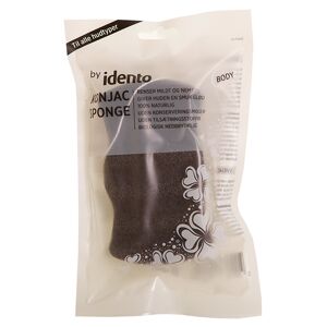 Idento Konjac Body Svamp - Sort