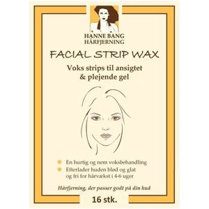 Hanne Bang Facial Strip Wax   16 stk.