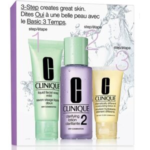 Clinique Set 2-Step Skin Care - Dry-Combination (Lilla) 180 ml