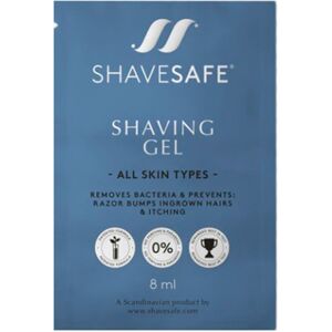 Shavesafe Travel Shaving Gel 8 ml 2 stk.