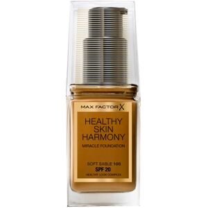 Max Factor Healthy Skin Harmony Foundation Soft Sable 100 SPF 20 30 ml