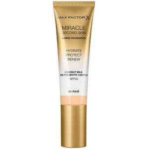 Max Factor Miracle Second Skin Hybrid Foundation 01 Fair 30 ml