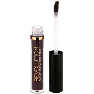 Makeup Revolution Salvation Velvet Lip Lacquer Velvet Black Heart 2 ml