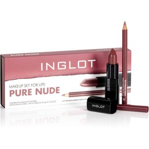 Inglot Makeup Set For Lips - Pure Nude (U)   2 stk.