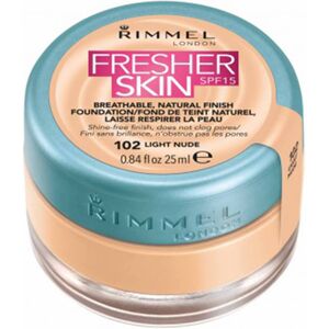 Rimmel Fresher Skin Foundation SPF 15 102 Light Nude 25 ml