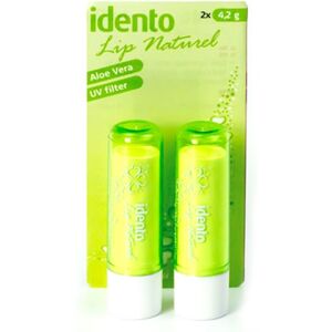 Idento Lip Naturel Aloe Vera Grøn 4 g 2 stk.