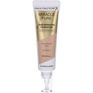 Max Factor Miracle Pure Skin-Improving Foundation - 45 Warm Almond 30 ml