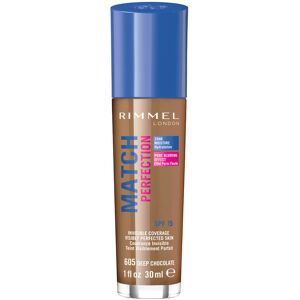 Rimmel Match Perfection SPF 20 605 Deep Chocolate 30 ml