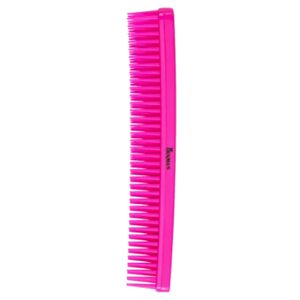 Denman Detangle & Tease Three-Row Comb Pink