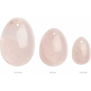 La Gemmes Rose Quartz Yoni Egg Set