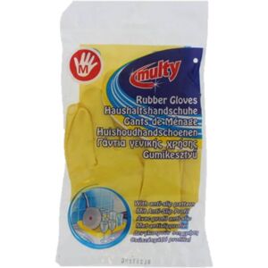 Multy Care Multy Rubber Gloves Yellow