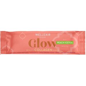 Wellexir Glow Beauty Collagen Drink Peach Ice Tea 6 g 1 stk.