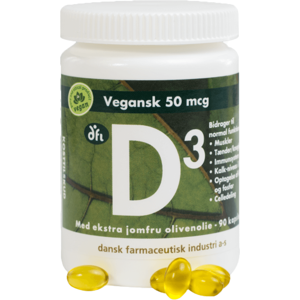 Berthelsen Naturprodukter - D3 50mcg   90 stk.