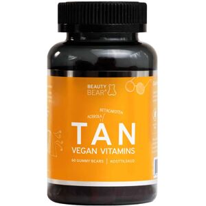 Beauty Bear Gummies Tan Vegan Vitamins   60 stk.