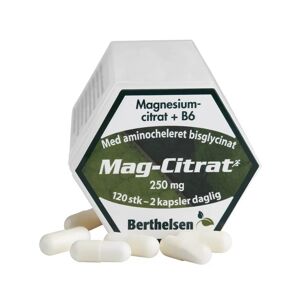 Berthelsen Naturprodukter - Mag-Citrat+B6 110 g 120 stk.