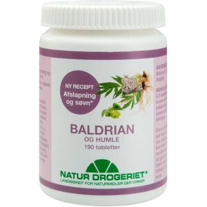 Natur Drogeriet Baldrian Og Humle 33 g 190 stk.