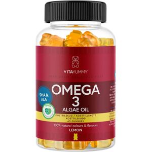 VitaYummy Omega 3 Algae Oil Lemon   60 stk.