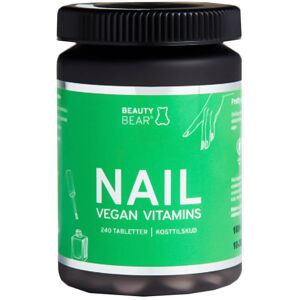 Beauty Bear  Nail Vegan Vitamins   240 stk.