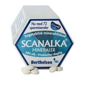 Berthelsen Naturprodukter - Scanalka Mineraler   500 stk.
