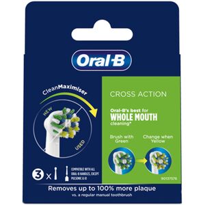 Oral B Cross Action Clean Maximiser   3 stk.