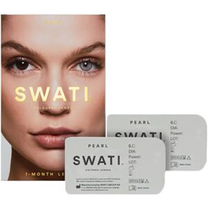 SWATI Cosmetics 1 måneds Kontaktlinser Pearl