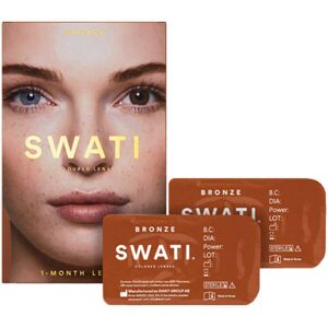 SWATI Cosmetics 1 måneds Kontaktlinser Bronze