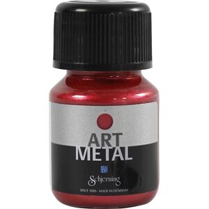 ART Metal Specialmaling   30 Ml   Lavarød