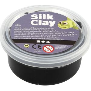 Silk Clay Modellermasse   40g   Sort