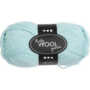 No-Name Babygarn   14/4   50g   Mintgrøn