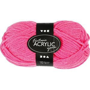 Fantasia Akrylgarn   50g   Neon Pink