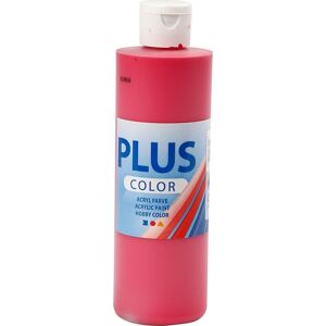 Plus Color Hobbymaling   250 Ml   Primary Red