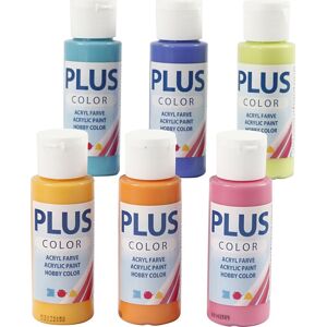 Plus Color Hobbymaling   6x60 Ml   Colorful