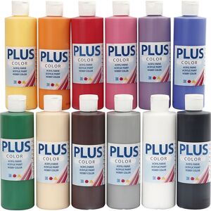 Plus Color Hobbymaling   12x250 Ml   Classic