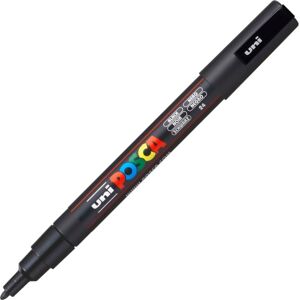 Posca Marker   Pc-3m   F   1,3 Mm   Sort