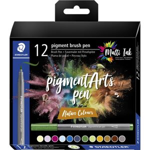 Staedtler Pa Brush Pen   Natur   12 Farver