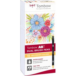 Tombow Dual Penseltusser   Sekundære   18 Stk.