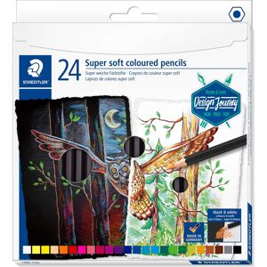 Staedtler Dj Super Soft Farveblyanter   24 Farver