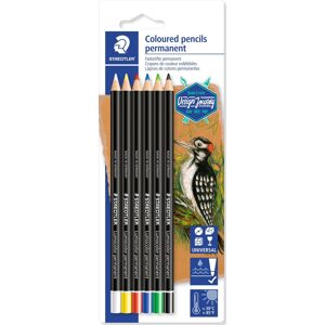 Staedtler Dj Lumocolor Tørmarkere   6 Farver