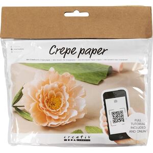 No-Name Mini Diy Kit Crepepapir, Pæon Blomst