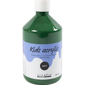 Creativ Company Akrylmaling   500ml   Mat   Mørk Grøn